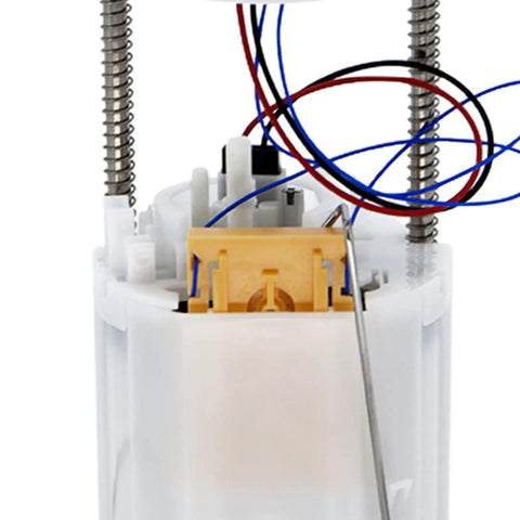 Close-up view of Premium Fuel Pump Replacement For 2005 To 2010 Chrysler 300 Challenger Charger And Magnum With 18 Gallon Fuel Tank Including Complete Sending Unit Kit With Pump Float Reservoir And Strainer showing wiring and components.