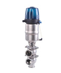 Heavy Duty Sanitary Stainless Steel SS316L Pneumatic Water Shutoff Valve With External Cleaning Anti Mixing Design Hygienic And Easy Maintenance For Clean Water Lines And Industrial Plumbing, SS316L body