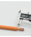 Top Tier Shielded EV High Voltage Cable 35 Mm2 with copper core measured with caliper for precision and durability.
