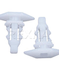 Nissan hood seal retainer kit - white nylon clips for securing seal, 6x16mm head, 15mm stem, compatible with Infiniti and Pathfinder models
