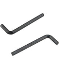 6mm L Shaped Allen Key Wrench Set Long Arm Hex Wrenches Black 2 Pack for Tight Screws and Quick Fixes Heavy Duty Pro Grade High Carbon Steel