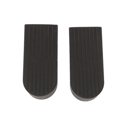 Flexible Durable Door Stopper For Bottom Of Door Black Large Anti Slip Skid Resistant Wearproof Floor Protection Quiet Collision Free Security Stop