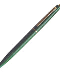 Ultra Smooth Oil Based Ballpoint Pen With Ultra Low Viscosity Mach Ball Ink 0.5mm Extra Fine Tip Forest Green Retro Design