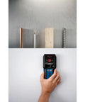 Pro Grade Wall Scanner For Electricians And Contractors All In One Multi Function Stud Finder And Live Wire Detector in use