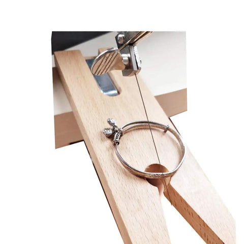 Upgrade Your Workbench With This Bench Pin Clamp Set For V Slot Jewelry Making Pro Grade Hardwood Pin With Steel Clamp Perfect For Drilling Sawing Filing And Finishing Crafts DIY Hobbyists Or Studio Use Model JZ V 1