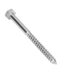 Self Tapping Hex Lag Screws, 304 Stainless Steel, Half Thread, A2-70 High Hardness, Built Tough Wood Screws For Carpentry, shown in M8x100mm size