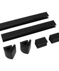Windshield Mounting Clips Kit For TXT Golf Cart 1994 To 2013, Easy Clip On Installation, Durable ABS Construction, Eliminates Windshield Rattle, Keeps Glass Secure And Quiet For Comfortable Rides. Black ABS windshield mounting clips kit set