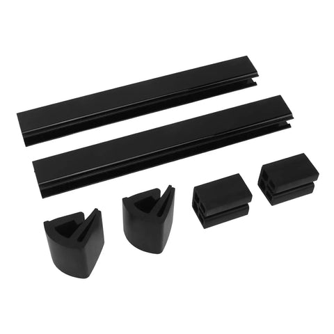 Windshield Mounting Clips Kit For TXT Golf Cart 1994 To 2013, Easy Clip On Installation, Durable ABS Construction, Eliminates Windshield Rattle, Keeps Glass Secure And Quiet For Comfortable Rides. Black ABS windshield mounting clips kit set