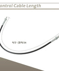 Push Pull Joystick Control Cable for KIOTI Loader DK45 DK451 DK451C Replacement 360010250 showing length 41-3/4 inches