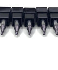 Five 2.5mm End Milling Cutter Solid Carbide RIC05304B B3320 WC011A For Laser Key Machines in packaging.