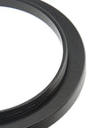 Close-up of M42 To M48 Ring Adapter M42x0.75 Male To M48x0.75 Female Aluminum Alloy Step Up Ring, showing 0.75mm threads.