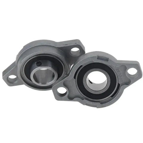 Badass Four Piece Pillow Block Bearing Set KFL Series Zinc Alloy 8 To 20 MM Bore Heavy Duty Units Built Like Tanks To Resist Rust And Handle Daily Grind With Dust Tight Seals Sure Fire Smooth Spin For Shop Machine Ops Wherever You Go, two KFL units