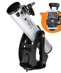 StarSense Explorer 8 Inch App Enabled Telescope With 203mm Dobsonian Mount, Smartphone Dock And StarSense App shown in white