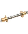 Tough As Nails T20 Lead Screw With Right Left Threads And Secure Nut For Slick 3D Printer And Cnc Gantry Upgrades, stainless steel rod.