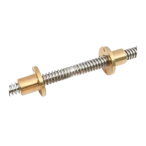 Tough As Nails T20 Lead Screw With Right Left Threads And Secure Nut For Slick 3D Printer And Cnc Gantry Upgrades, stainless steel rod.