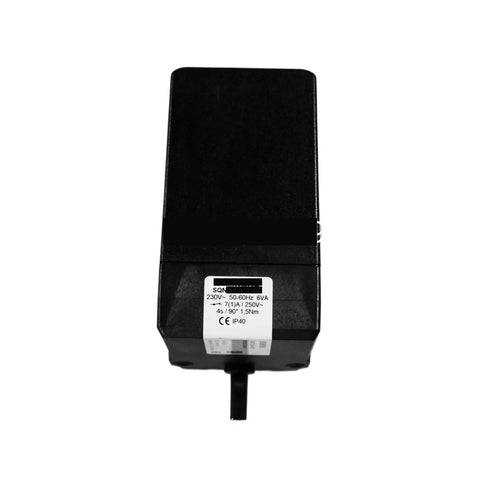 Heavy Duty Damper Actuator Replacement Fits Sqn75 254a21b Sqn75 424a21 showing top view and specifications for stability in vehicles.