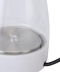 Close-up of Turkish Coffee Maker Electric Pot 600ml Kettle For Tea And Coffee Yellow Glass 110V US Plug Easy Home Brew Machine base