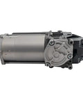 High Output Air Suspension Compressor Replacement For Tesla Model X 100D 2016 2021, side view showing silver and black design.