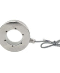 Heavy Duty 24V Brake Electromagnet Holding Solenoid With 80mm Diameter By 20mm Height 100kg Pull Force 8W Power Sucker Type For Industrial Automation And Machinery Latching One Unit Ready To Install