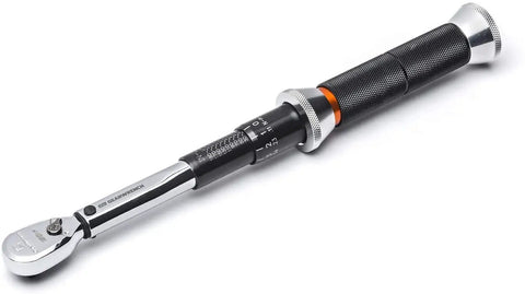 One Quarter Inch Drive 120XP Micrometer Torque Wrench With Thirty To Two Hundred Inch Pounds Range Enclosed Head For Dirt Resistance
