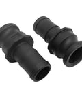 Two Piece E-150 One And A Half Inch Camlock Coupling Kit With External Camlock And External Threads, Polypropylene Fittings