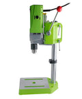 Beefy 710W Mini Drill Press With Cast Iron Base, 6-Speed Variable Speed 0-2800RPM, 1-13mm Chuck, benchtop drill stand side view