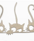 Cat Cutting Die Set For Card Making And Scrapbooking, Metal Die-Cuts For Paper Craft, Embossing And Punch Template featuring 3 cat designs