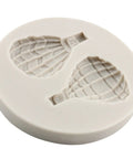 Hot Air Balloon Silicone Fondant Molds Set Of 4 For Cake Decorating And Cupcake Toppers, two hot air balloon cavities