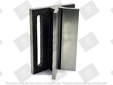 V Block Jig Fixture For Center Drilling Round Workpieces Up To Two Inches Solid Iron Construction With Precision Machined Surfaces