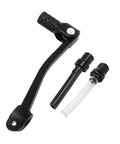 KHGUZ Folding Motorcycle Gear Shifter Lever Foldable Pedal Shifter Replacement For 50cc 70cc 90cc 110cc Pit Dirt Bikes Black Aluminum Alloy