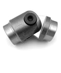 Built Tough Tube Bung For 1-1/2 Inch OD Tubing Machined 1018 Steel Includes Shoulder Bolt Washer And Nyloc Nut Fits.095 Or.120 Wall Sold Individually Perfect For Quick Install On Tube Hinge Mounts On Cars Trailers And DIY Projects. shown angled with shoulder bolt