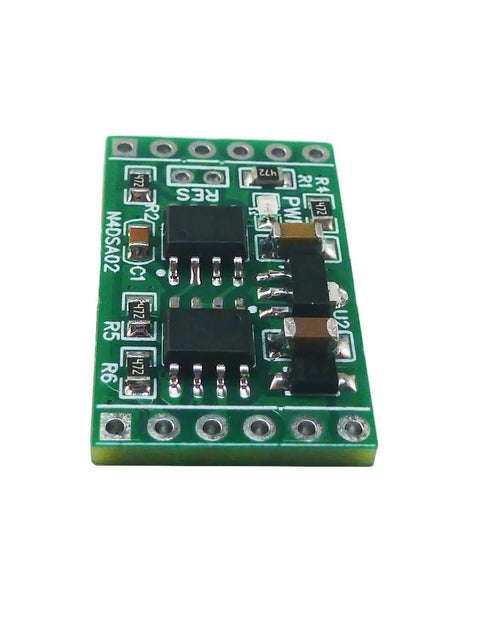 2 Channel Modbus Temperature Sensor Module With DS18B20 RS485 Adapter Board For PLCs And Paperless Recorders, circuit board view.