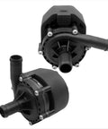Heavy Duty Electronic Water Pump For Tesla Model S 85D Awd shows black durable material with hoses for coolant flow management.