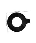 Two Piece Excavator Pin Shim Kit With Durable Round Rubber Washers For Easy Replacement Compatible With Boom Pads Reducing Noise And Vibration In Industrial Machinery, 11.8cm