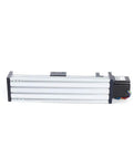 High Precision Ball Screw Linear Rail Slide Table with NEMA23 Motor, aluminum design, side view, suitable for CNC milling