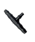 Mega 2000 Pcs Barbed Hose Tee Connectors 3 To 5mm And 4 To 7mm Three Way Splitters For Garden Irrigation And Balcony Watering Durable Plastic Hose Fittings black plastic Y hose tee connector