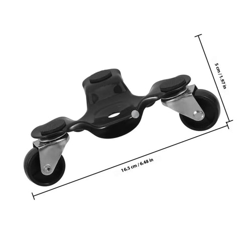4 Pack Beefy Heavy Duty Furniture Dolly Mover Set For Wood Floors Durable Carbon Steel And ABS Construction With Rugged Wheels Built For Moving Heavy Furniture Smoothly Across Any Floor Type. black furniture dolly, 16.5 cm x 5 cm, with wheels
