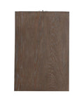 Close-up view of rustic weathered brown finish panel from Built Different L Shaped Office Desk Set Crafted From Heavy Duty Wood.