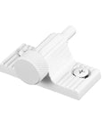 1 Inch Twist In Sliding Patio Door Lock With Zamac Cast Housing And Aluminum Bolt White Finish Replacement Lock