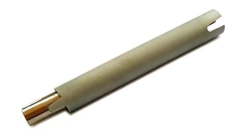 Straight Extension Rod Probe For Surface Roughness Tester Used With KR220 Gauges Replacement Accessory Durable White Rod, angled view