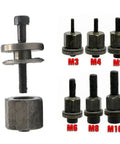 Rivet Nut Tool Mandrels Kit For M3 To M10, DIY Ready Easy Install Hand Rivet Nut Tool with alloy steel mandrels and sizes M3-M10