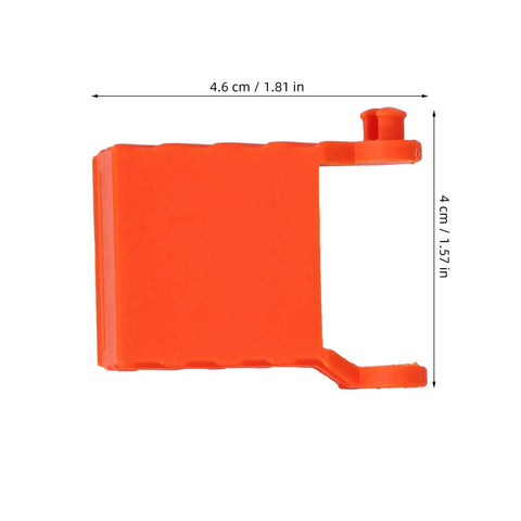 4 Piece Ratchet Woodworking Strap Clamp Blocks Set For Quick Fix Band Clamps Polygon Design, orange block, size shown