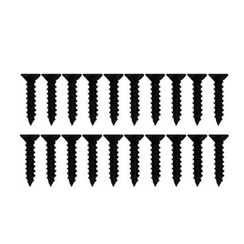 Black screws for 4 Inch Zinc Alloy Refined Antique Pull Handle For Wardrobe Cupboard And Drawer Furniture In Black Finish, pack of 10 handles