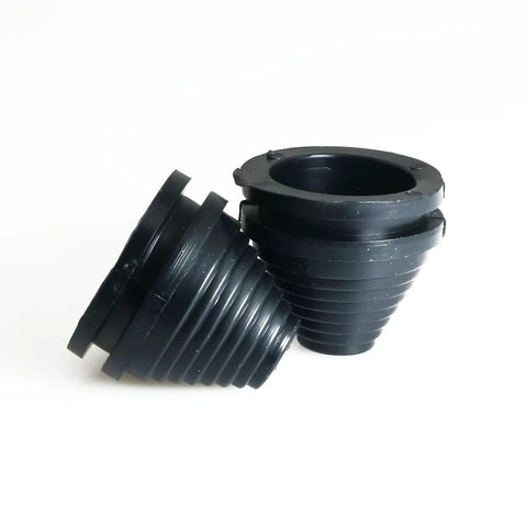 4 Pack Tower Shaped Rubber Gaskets for 1 Inch Inner Diameter Cable Glands Black Firewall Seals for Electrical Cabinets