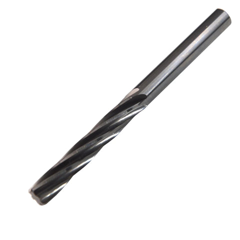 WKSTOOL 1.08mm precision helical-flute spiral chucking reamer, solid carbide, straight flute