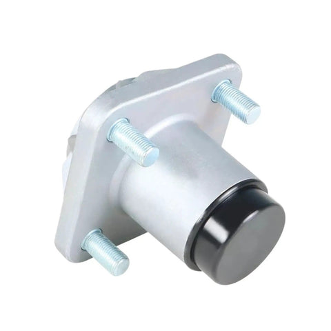 Front Hub Assembly Repair Part Kit For RXV Golf Cart 2008 And Up Gas And Electric Models, metallic hub with bolts visible.