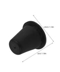 Heavy Duty 2 Pack Front Hood Stop Bumpers With Rubber Buffer Kit For Ultimate Shock Absorption And Damping Cushions To Keep Your Engine Cover Locked In Place Without Any Stress Or Damage, black rubber, 3cm size