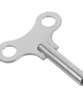 Rugged Pro Grade Steel Clock Winding Key For Wall And Alarm Clocks, Handy Repair Tool in precision steel, close-up view