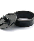 Two Pack 2 Inch Desk Grommet Hole Covers For Office PC Desk Cable Management 50mm Hole ABS Plastic Wear Resistant Durable Black