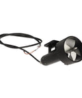 Underwater Thruster With Brushless Motor 24V-50V, Delivers 30kg Thrust, Four-Blade Propeller, black sealed unit with cable